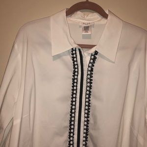 NEw💫Kate Hill Women Long Sleeve Button DownBlouse